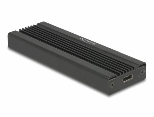 Външно чекмедже Delock, За M.2 NVMe PCIe SSD, USB-C 3.2 Gen 2, 10 Gbps 