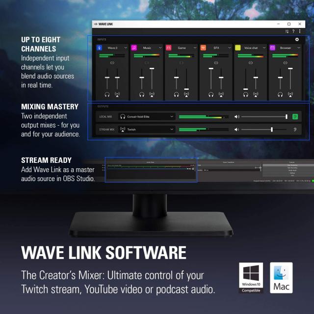 Настолен микрофон Elgato Wave 3 