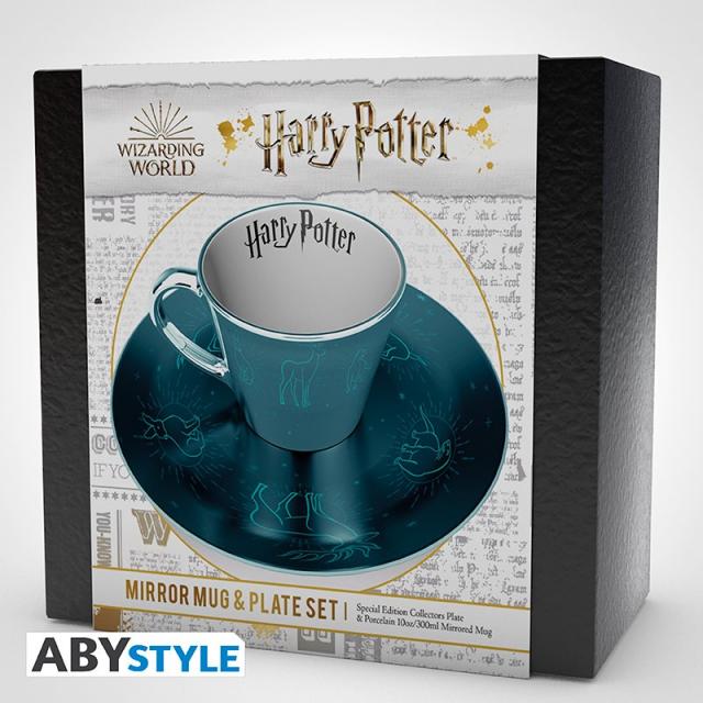 ABYSTYLE HARRY POTTER Mirror mug & plate set Patronus 