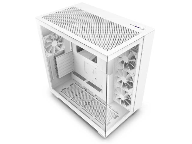 Case NZXT H9 Flow Matte White 