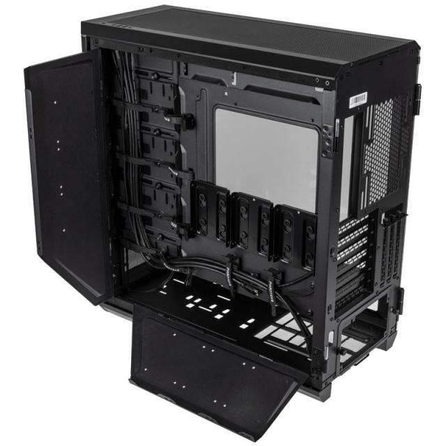 Кутия Phanteks G500A TG D-RGB Mid-Tower, Fanless, Черна 