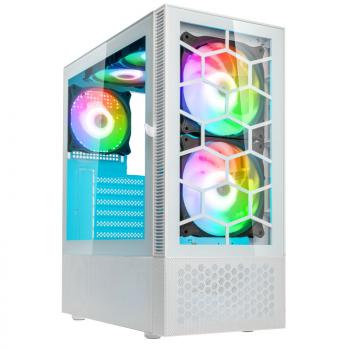 Case Kolink Observatory MX Glass ARGB TG Mid-Tower, White