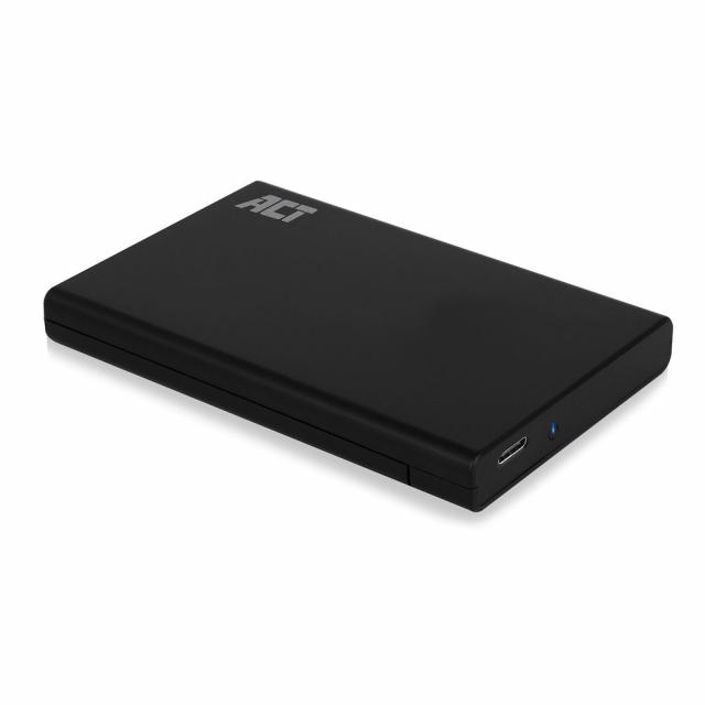 ACT 2.5" SATA hard drive enclosure, screwless, USB-C 3.2 Gen2 