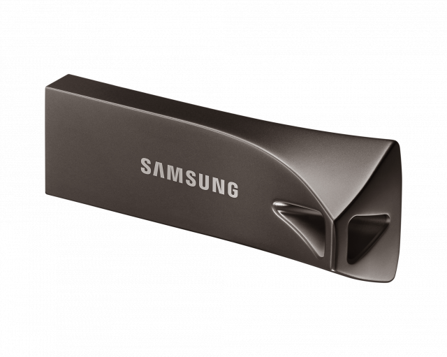 Samsung USB Flash Drive BAR Plus, 128GB, USB-A, Titanium Gray 