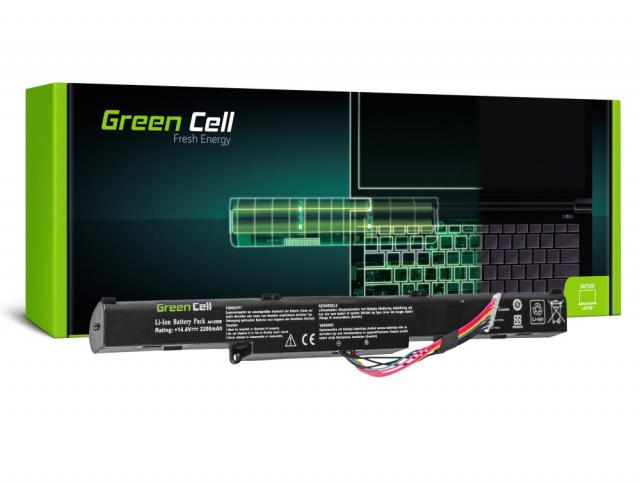 Батерия  за лаптоп GREEN CELL, Asus A41-X550E F550 F750 K550 K750 R510 R750 X550 X750, 14.4V, 2200mAh 