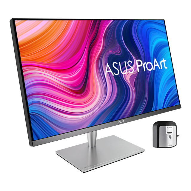 Monitor ASUS PA32UC-K 32'' Professional Monitor, 4K (3840 x 2160), IPS, Quantum Dot, HDR1000, 384 zones local dimming, 99.5% Adobe RGB/95% DCI-P3, E< 2, X-Rite i1 Display Pro 