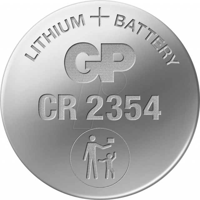 Lithium Button Battery GP CR-2354 3V  1 pcs in blister /price for 1 battery/ 