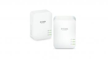 D-Link PowerLine AV2 1000 HD Gigabit Starter Kit, 1000 Mbps, Twin Pack, DHP-601AV/E