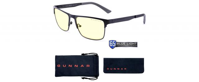 Геймърски очила GUNNAR Pendleton Slate, Amber, Черен 