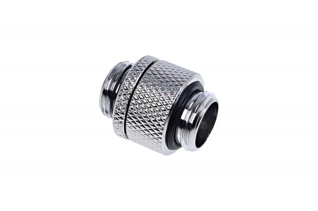 Alphacool Eiszapfen double nippel rotatable G1/4 outer thread to G1/4 outer thread - chrome 