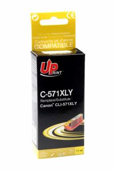 Ink cartridge UPRINT CLI 571XL-Y CANON, Yellow