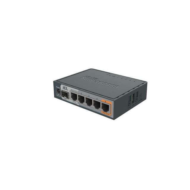 Ethernet router MiKrotik hEX S - RB760iGS, 5 x 10/100/1000 Mbps, Black 