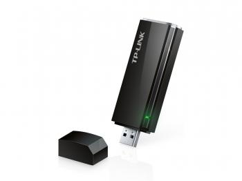 Безжичен адаптер TP-LINK Archer T4U, AC 1300, Dual band, USB 3.0, вградена антена