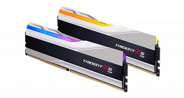 Памет G.SKILL Trident Z5 Silver RGB 32GB(2x16GB) DDR5 6000MHz F5-6000J3636F16GX2-TZ5RS 