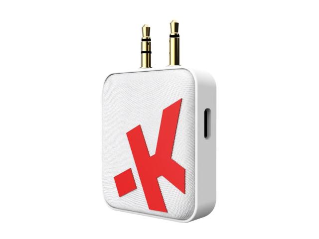 Аудио адаптер Skross, 3.5 mm jack към Bluetooth, Бял 