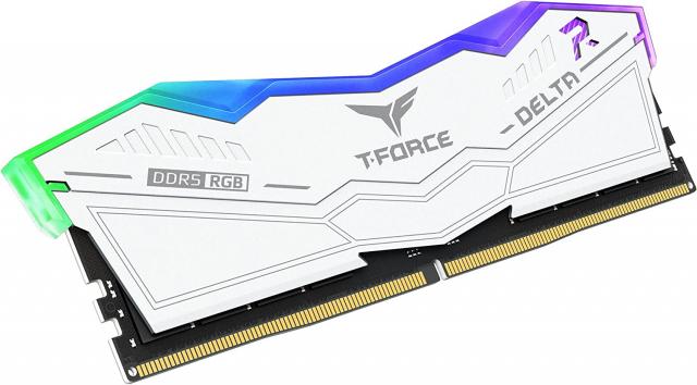 Памет Team Group T-Force Delta RGB White DDR5 32GB (2x16GB) 6000MHz CL38 