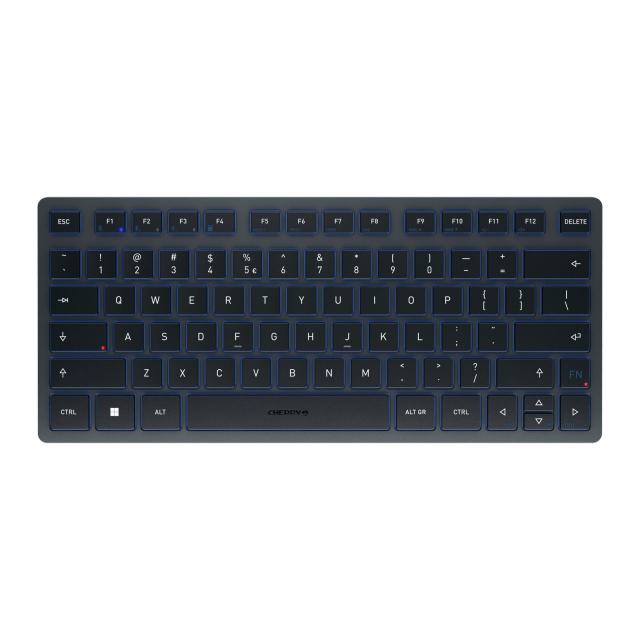 Classic keyboard CHERRY KW 7100 MINI BT, Bluetooth, Black 