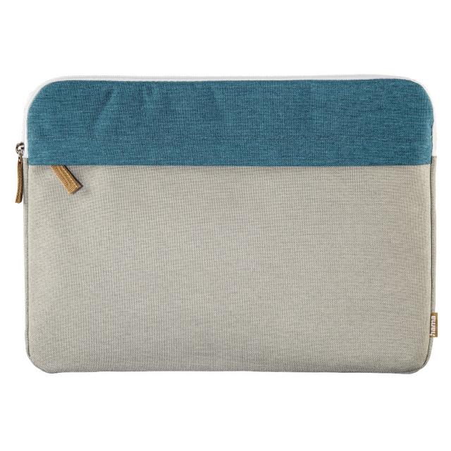 Hama "Florence" Laptop Sleeve, up to 34 cm (13.3"), petrol/grey 