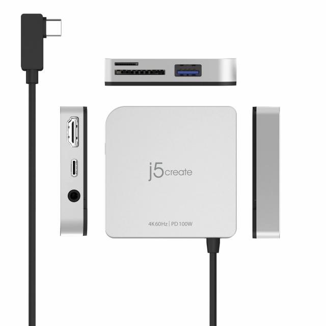 j5create USB-C to 4K 60 Hz HDMI Travel Dock for iPad Pro 