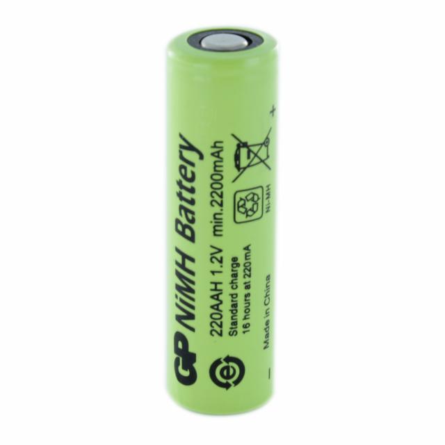 Rechargeable battery GP R6 AA  220AAH-B  2200mAh NiMH 1pc  bulk Industrial GP 