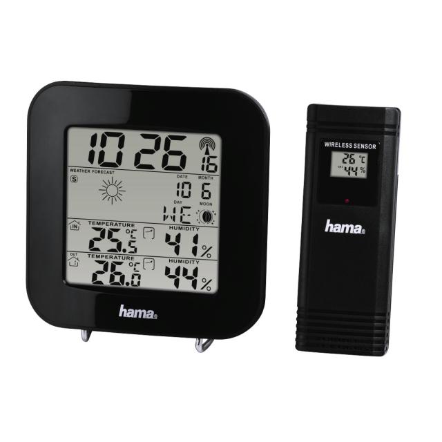 Hama "EWS-200" Weather Station, black 