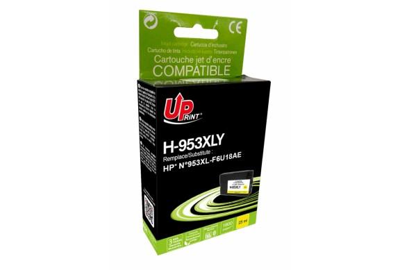 Ink cartridge UPRINT F6U18AE, HP 953XL, OfficeJet Pro 8210/8710/7720, 25 ml, Yellow 