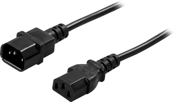 IEC Cable C13/C 14 - 1,80 m, 10A, 0.75 mm2 