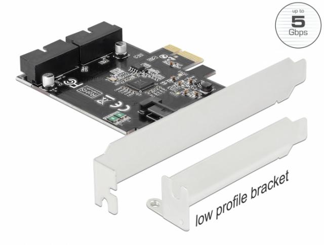 Delock PCI Express x1 Card to 2 x internal USB 3.0 Pin Header 