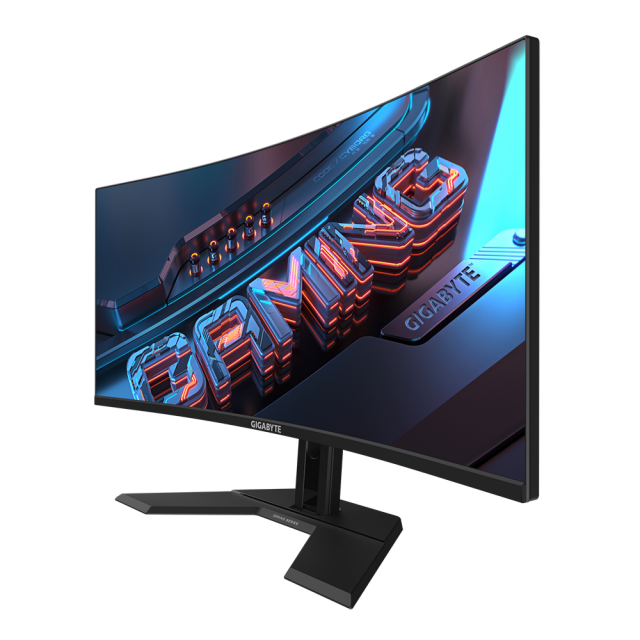 Gaming Monitor Gigabyte GS34WQC, 34" SS VA WQHD 3440x1440, Curved 1500R, 135Hz, 1ms, HDR Ready 