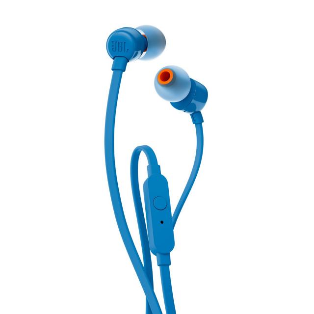 Headphones JBL T110, In Ear, Blue 