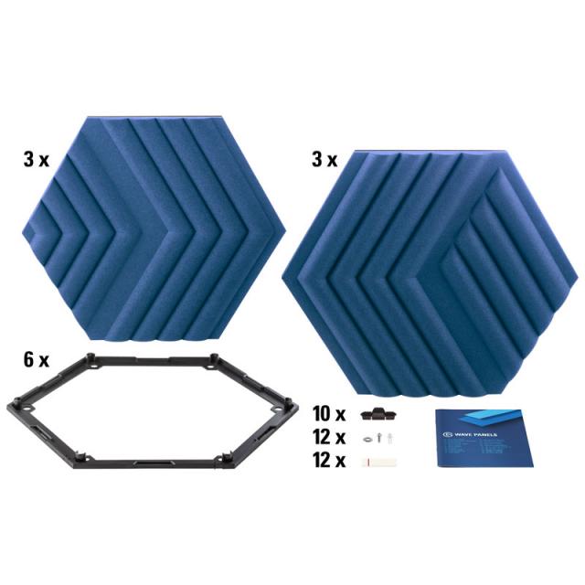 Acoustic Panels Elgato Wave Panels Starter Kit, Blue 