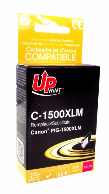 Мастилница UPRINT PGI1500 Canon, Червен 