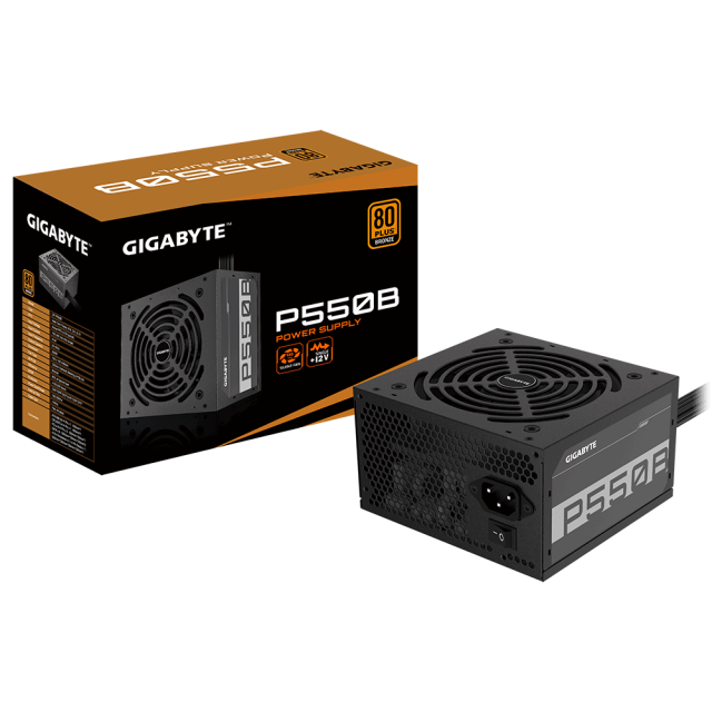 Захранващ блок Gigabyte GP-P550B, 550W, 80+, Bronze 