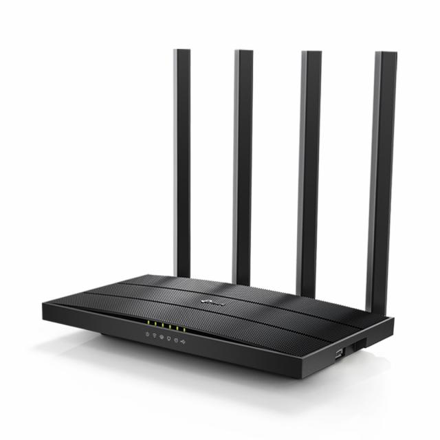 Безжичен рутер TP-Link Archer C6U AC1200, 2.4/5 GHz, 300 - 867Mbps, 10/100/1000 