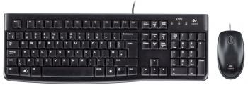 Keyboard and mouse Logitech MK120, Black