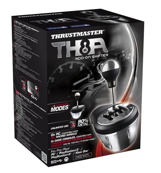 Скоростна кутия за състезателна симулация THRUSTMASTER TH8A Shifter Add-on,  за PC / PS3 / Xbox One / PS4 