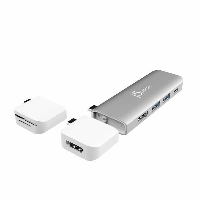 j5create ULTRADRIVE Kit USB-C™ Dual-Display Modular Dock 