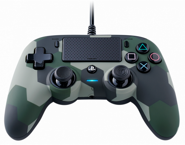 Wired Gamepad Nacon Wired Compact Controller Camo Green 