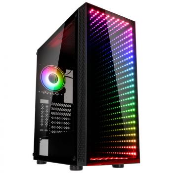 Кутия Kolink Void Rift RGB TG, Midi-Tower, Black Window, ATX, Черна