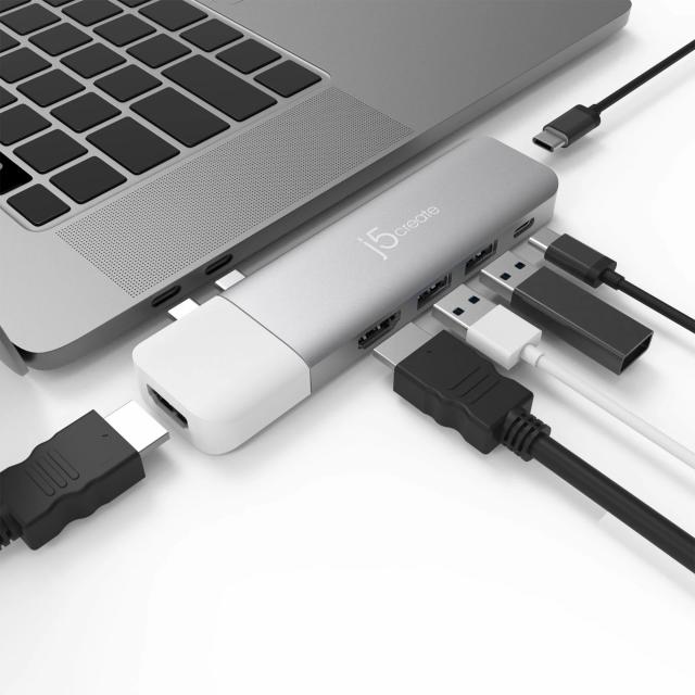 j5create ULTRADRIVE Kit USB-C™ Dual-Display Modular Dock 