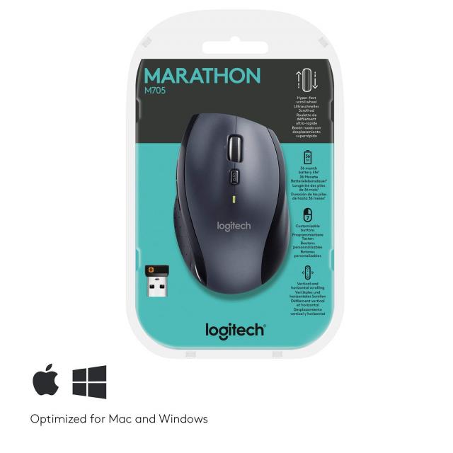 Безжична оптична мишка LOGITECH M705 Marathon 