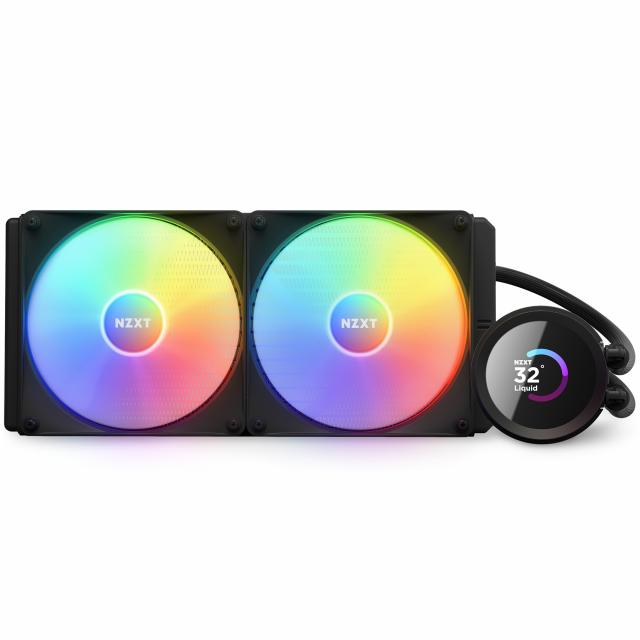 AIO Liquid Cooler NZXT Kraken 280 RGB Black, LCD Display 