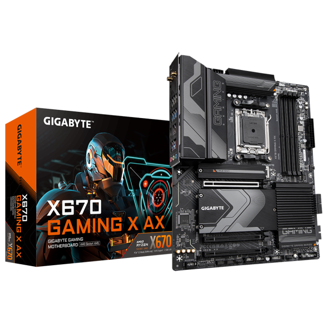 Дънна платка GIGABYTE X670 GAMING X AX, Socket AM5 