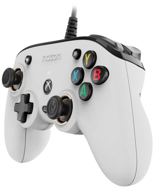 Жичен геймпад Nacon XBox Series Pro Compact White, Бял 