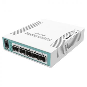 Cloud Router Switch Mikrotik CRS106-1C-5S, 1xGigabit LAN, 5xSFP cages