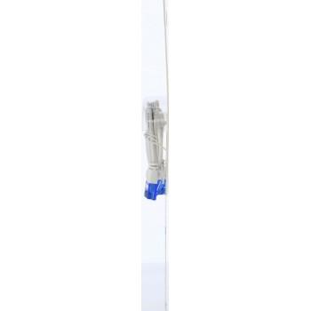 Мрежов кабел HAMA Flexi-Slim, U/UTP CAT 6a, 10 Gbit/s, RJ-45 - RJ45, 0.75 m, Бял 