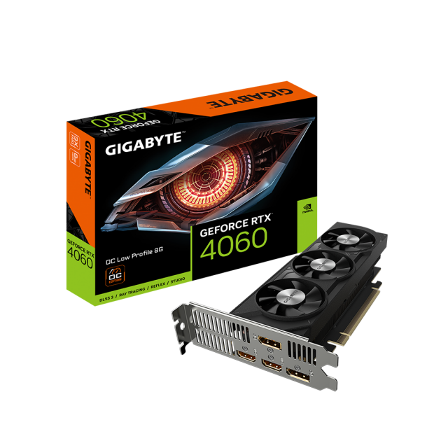 Видео карта GIGABYTE RTX 4060 OC Low Profile 8GB GDDR6 