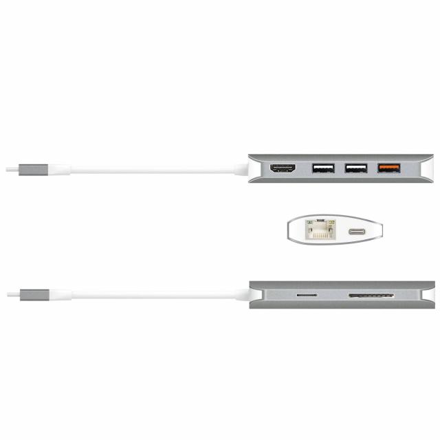 Докинг станция j5create Multi-Port JCD383, USB, HDMI, Ethernet, SD, microSD 