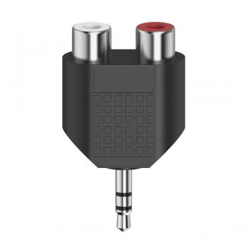 Audio Adapter HAMA 3.5 mm stereo jack plug - 2 RCA sockets