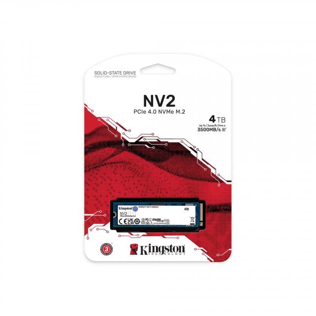 SSD KINGSTON NV2 M.2-2280 PCIe 4.0 NVMe 4000GB 